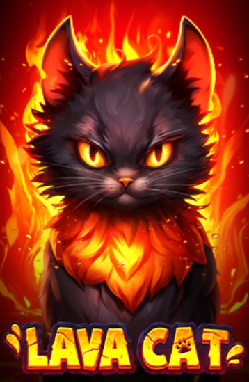 Lava Cat Slot Logo